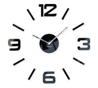 FLEXISTYLE Grande Horloge Murale Moderne DIY Admirable 7 XL, 50-75 cm, Salon, Chambre à Coucher, fabriquée en UE, silencieuse