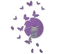 FLEXISTYLE Horloge Murale Mauve (Milka), 30 cm