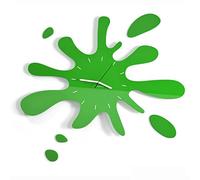 FLEXISTYLE Horloge Murale Moderne en Forme d'éclaboussure d'eau - pour Les Enfants, Salle de séjour, Chambre à Coucher - sans tic-tac
