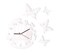FLEXISTYLE l'horloge, Acrylique, Blanc, 30 cm z4c_2