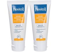 Flexitol Baume réparateur mains abîmées 10 % urée 2x56 g