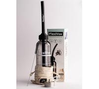 FlexiVox® compatible avec Méthode Lax Vox | Idéal pour l'Entraînement Vocal SOVT | Chanteurs, Orthophonie et Thérapie Vocale | Kit: Tube, Flacon Gradué, Brosse, Sac et eBook (espace Noir)