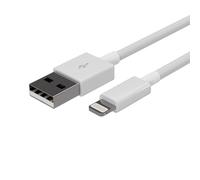 Flexline Câble de charge et de synchronisation USB-A vers 8 broches, USB 2.0, blanc, 3 m