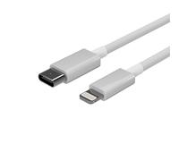 Flexline Câble de charge USB-C vers 8 broches, blanc, 1 m