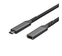Flexline® - Câble d'extension USB-C 3.2, PD, textile, 1,5 m