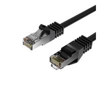Flexline Câble patch RJ45 Cat 7 S/FTP 10 Gbit/s PUR PoE compatible avec chaîne de remorquage - 7 m - Noir
