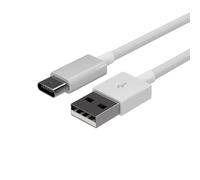 Flexline Câble USB, USB-A mâle vers USB-C mâle, 2.0, ABS, blanc, 1,5 m