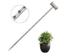 FLEXMAN 14Inch Sore Sape, en Acier en Acier Inoxydable Mettre Humidide Mardial Échantillon de Sol Sonde Besoin d'Humidité pour Plante, Jardin, Pelouse, Ferme, Maison (Poignée en t)