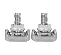 FLEXMAN 2 Pièces Batterie T-Bolt, Boulons en T de Borne de Batterie de Voiture, Boulon de Borne de Batterie de Voiture Remplacement Écrous de Borne de Batterie Remplacement 19116852 6X0915138 64740