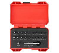 FLEXMAN 22Cps Ensemble d'Extracteur de Vis, Foret DR EX Kit d'Extracteur de Vis en Acier Rapide, Extracteur de Vis Dénudé, Accessoire de Matériel Durable