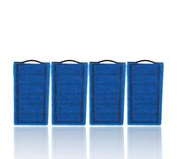 flexman 4 Pièces Plaque Charbon Filtre Réservoir de Poissons Accessoires, Niveau d'eau Bas Aquarium Element Coton Ique Tortue Mer Cartouche Filtre Plaque de Carbone Aquarium Couverture Éponge
