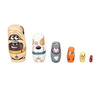 flexman 6 Pièces Marque de Poupées Gigognes, Poupées Gigognes Russes, Matriochka Russe Classique en Bois, Russian Matryoshka Dolls Marque de Poupées Gigognes pour Les Décorations de Chambre