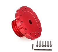 flexman Adaptateur de Volant pour Thrustmaster T300 T500 TS PC TS XW, Adaptateur de Moyeu à Dégagement Rapide D'aluminium pour Volant, Accessoires de Volant Pro Racing, Rouge