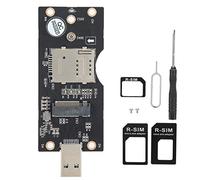 flexman Adaptateur M.2 vers USB 3.0, Plug and Play B Key M.2 SSD vers USB Adaptateur Support SIM GSM GPRS 3G CDMA WLAN WWLAN HSPA Modem GPS 4G Wimax LTE M.2