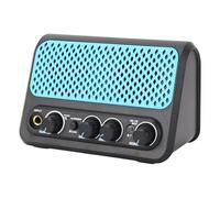FLEXMAN Ample de Guitare Mini, Amplificateur Électrique Rechargeable 10W avec Sortie de Casque de Canal à Distorsion Propre, Bluetooth Portable 5.0 Petit Amplificateur