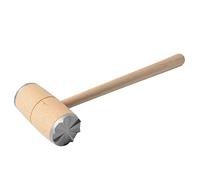 FLEXMAN Attendrisseur de Viande, Attendrisseur de Viande en Bois Multifonctionnel à Deux Côtés avec Tête en Aluminium, Maillet pour Attendrir les Viandes, Poitrines de Poulet