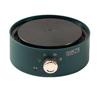flexman AU 220 V Mini Poêle Ronde Électrique, Plaque Chauffante de Comptoir Portable à Chauffage Vertical à 360 Degrés pour la Cuisson à la Maison de la Soupe, du Porridge(Vert)