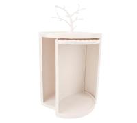 flexman Boîte à Pain d'angle, 29,5 X 36 X 22 cm, Meuble de Rangement d'angle Rotatif à 360 Degrés pour Comptoir de Cuisine et Salle de Bain