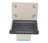 flexman BT Clavier, Ensemble de Clavier Tactile Multifonctionnel Étui de Support de Clavier Universel pour Tablette PC de 7 Pouces, Étui de Protect pour Clavier BT Amovible (Clavier Noir de 7 Pouces)