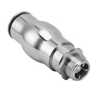 flexman Buse mousseuse, 304 Bulle d'eau en Acier Inoxydable Buse à 90 degrés Angle de Jet Fountain Fountain Buzzle de pulvérisateur Mousseux pour Paysage Pool Patio Garden Lake (G1 '')