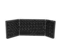 flexman Clavier Bluetooth Pliable Portable, Clavier sans Fil 81 Touches avec Un Seul Clic pour Coupler Trois Appareils, Clavier Rechargeable Pleine Taille avec Pavé Numérique
