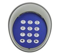 FLEXMAN Clavier de Portail à Code Automatique Sans Fil, Contrôle de Sécurité du Panneau de Code Numérique pour Portes Électriques de Poulailler, Portes de Levage Automatiques