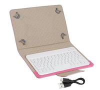 flexman Clavier de Tablette 10 Pouces, Tablette BT3.0, Grand Écran, Téléphone Portable, Voyage, Bureau, Ordinateur, Tablette, Accessoires avec Étui en Cuir PU