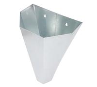 flexman Cône à Poulet, 35,5 X 26,5 X 18 cm, Bords Repliés, en Acier Galvanisé, Équipement de Transformation du Poulet pour Rôtisseries, Dindes Jusqu'À 8 Livres pour Oiseaux, Grande