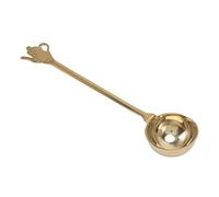 FLEXMAN Cuillère à Café, Cuillère à Café Polyvalente en Acier Inoxydable, Cuillère à Soupe avec Long Manche Doré, Cuillère de Table pour Grains de Café, Lait en Poudre, Thé