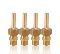 flexman Jetnozzle de Fontaine en Laiton, Lot de 4 Buses de Fontaine à Eau Embout de Buse en Laiton pour Fontaine Spray Buse Fontaine Tête d'Arrosage Réglable Buse pour Arrosage pour Étang Fontaine