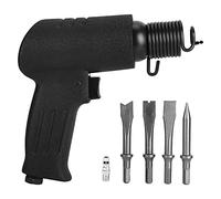 FLEXMAN Kit Marteau Pneumatique, Connecteur d'Admission 1/4" 4200 Bpm en Acier Allié, Burin Pneumatique, Marteau Pneumatique, Kit d'Outils Ergonomiques pour Couper, Pelleter