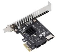 flexman La Carte d'extension de Disque Dur compacte PCIE vers USB 3.1 Prend en Charge Les Deux Types C et A, Accessoires informatiques pour Ordinateur de Bureau pour PH61