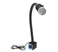 FLEXMAN Lampe de Travail magnétique, 9 W 24 V LED col de Cygne Flexible, Base magnétique en Aluminium antirouille, Lampe de Travail à col de Cygne pour CNC, poinçon, Tour, perceuse