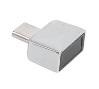 FLEXMAN Lecteur d'Empreintes Digitales USB C pour Wins 10 11 Connexion de L'Ordinateur, 0,5 Seconde 360 ° Reconnaissance Biométrique Clé avec 10 Empreintes Digitales pour PC