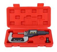 FLEXMAN Micromètre Numérique, Ensemble de Micromètres de Graduation avec Étui, Micromètre de Précision en Alliage avec Écran LCD, Jauge à Pied Micromètre Extérieur (25-50mm)