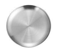 FLEXMAN Moule à Pizza Rond en Acier Inoxydable de 30 cm, Plaque de Cuisson à Pizza, Plateau de Service à Pizza pour Préparer des Plats Familiaux, du Thé de L'Après Midi, des Desser