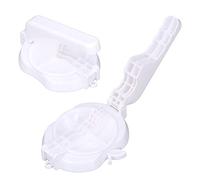 FLEXMAN Presse à Raviolis 2 Pièces, Presse Manuelle pour Raviolis, Presse à Emballer, Moule à Raviolis Domestique pour la Confection de Raviolis Chinois et de Tartes