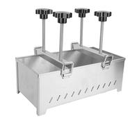 flexman Presse Viande Tofu et Charcuterie, Moule Pressage Viande en Acier Inoxydable, Presse Aliments Réglable et Presse Fromage pour Créer des Galettes Viande, Fromage Tête