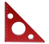 FLEXMAN Règle à Angle Droit de 12,7 cm, Carré de Machiniste Professionnel en Alliage d'Aluminium, Outil de Mesure d'Angle pour Scie à Table, Table de Toupie