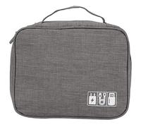 flexman Sac de Rangement Multifonction, Accessoires Électroniques, Cordon de Câble, Organisateur de Clé USB, Support de Rangement pour Sac à Dos, Sacs à Main, Porte Documents (Gris)