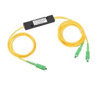 flexman Splitter Optique PLC SC 1X2, Dispositif à Structure Compacte de Plus de 32 Canaux Répartiteur de Fibre Optique Monomode Unique pour Système de Communication par Fibre Optique