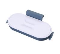 FLEXMAN Support de Sac Poubelle, Support de Sac Poubelle Multifonctionnel Portable en Plastique Solide avec Couvercle, Support de Sacs de Rangement Simple pour Porte d'Armoire