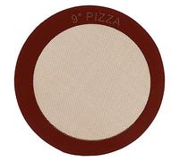 FLEXMAN Tapis de Cuisson en Silicone Anti Adhésif Réutilisable pour la Cuisson de la Dinde, de la Viande, des Légumes, du Pain, des Fruits, des Desserts, des Biscuits (23 * 23 【rond】)