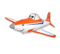 Flexmetal Avion de course XL 111,8 x 61 cm, convient pour l'air ou l'hélium, parfait pour la décoration de fête d'anniversaire