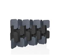 Cloison acoustique FLEXMIUT PLUG PET lot de 4 109 × 170 × 25 cm gris/gris foncé hjh OFFICE Gris/Gris Foncé G