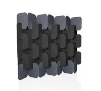 FLEXMIUT PLUG | Ensemble de 6 pièces (H × l × P) 164 × 174 × 25 cm - Cloison de séparation Gris foncé