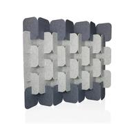 FLEXMIUT PLUG | Ensemble de 6 pièces (H × l × P) 164 × 174 × 25 cm - Cloison de séparation Gris/Gris Clair