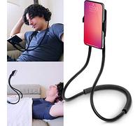 Flex'n'Chill Original Nuque Porte Téléphone Universel col de Cygne Fonction de Support avec la Pince de Lazy Téléphone Mobile pour Smartphones comme l'iPhone Samsung, rotative étui pour téléphone