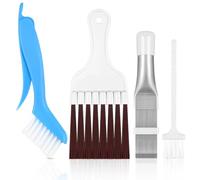 FLEXNOVA Lot de 4 peignes à lamelles pour sèche-linge, peigne à condensateur, brosse de nettoyage, brosse de nettoyage, peigne à condensateur pour le nettoyage de climatisation, réfrigérateurs