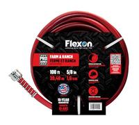 Flexon Tuyau d'arrosage Ferme & Ranch Rouge 30,5 m